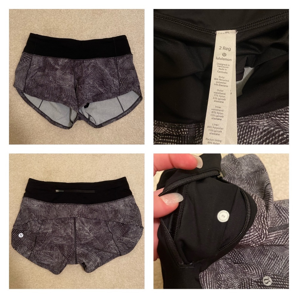 Lululemon size 2 hotty hot 2.5 shorts